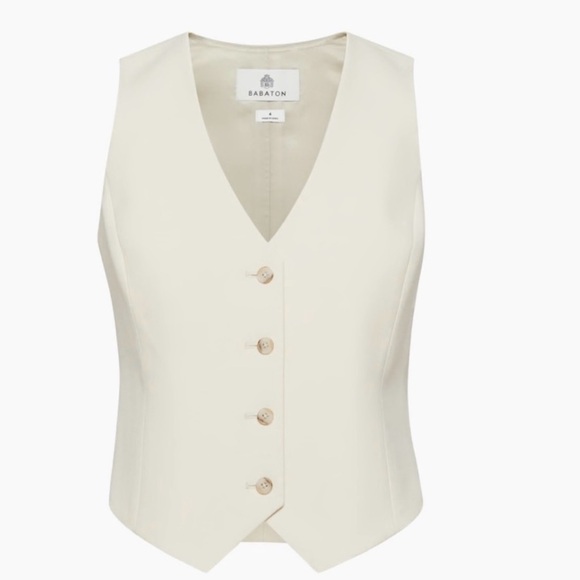 Babaton Deniro Vest Limited Edition — light birch size 0 - Picture 6 of 7